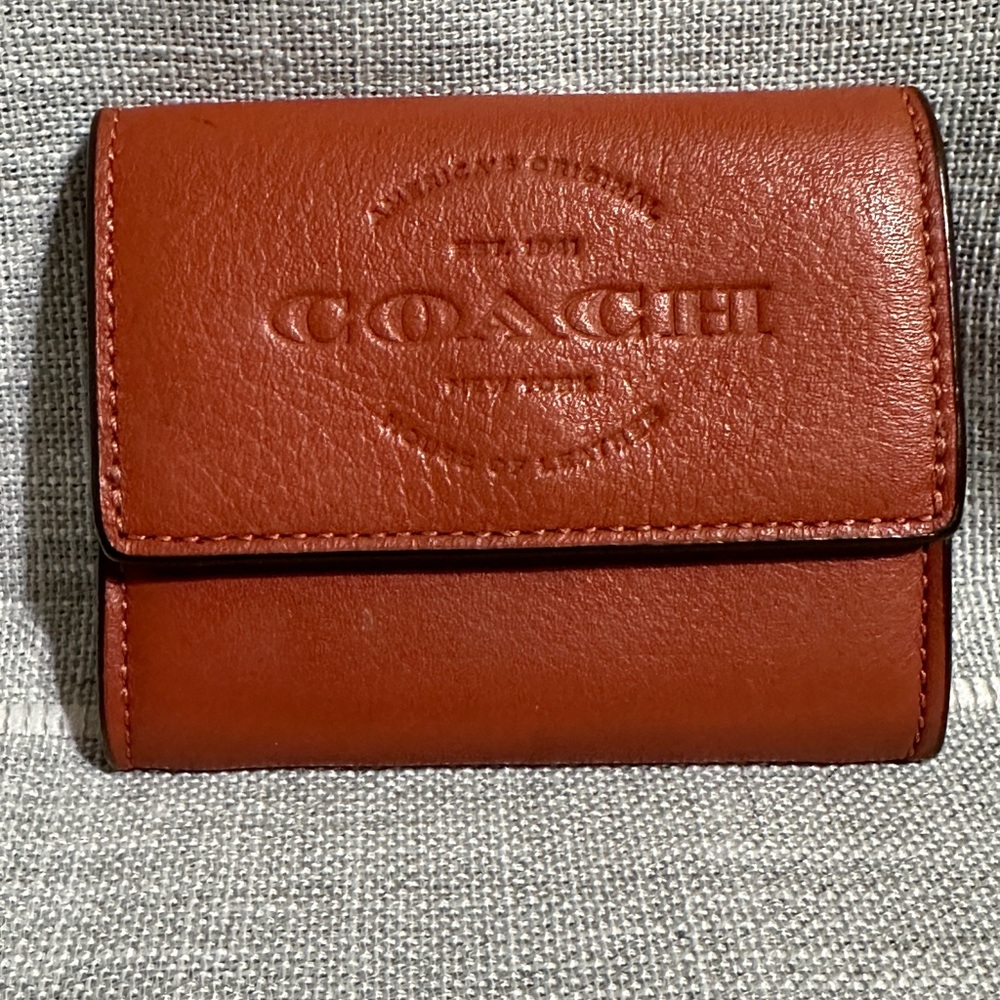 Coach mini small card holder wallet